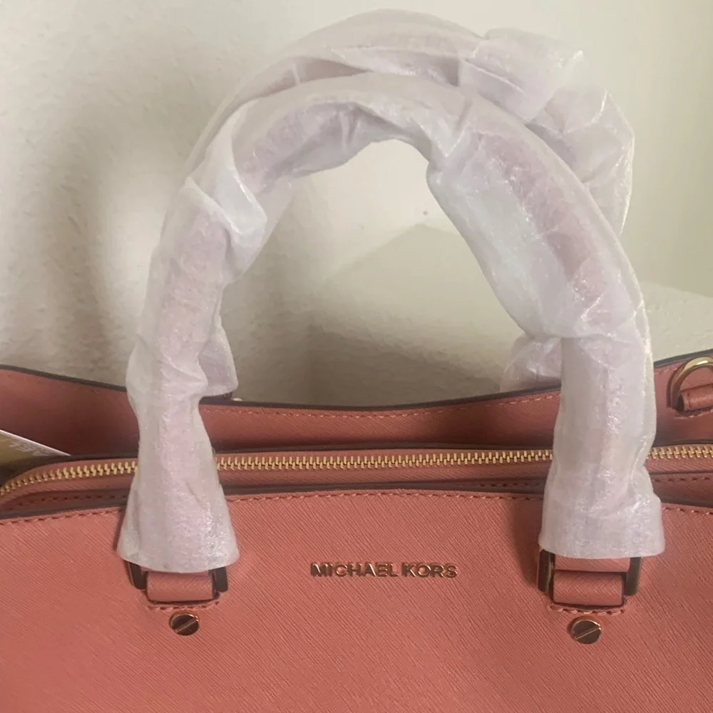 Michael Kors Antique Rose/Pink Satchel Bag.